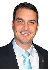 Foto de urna de Flávio Bolsonaro em 2018