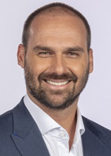 Foto de urna de Eduardo Bolsonaro em 2022