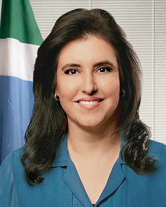 Foto oficial de Simone Tebet